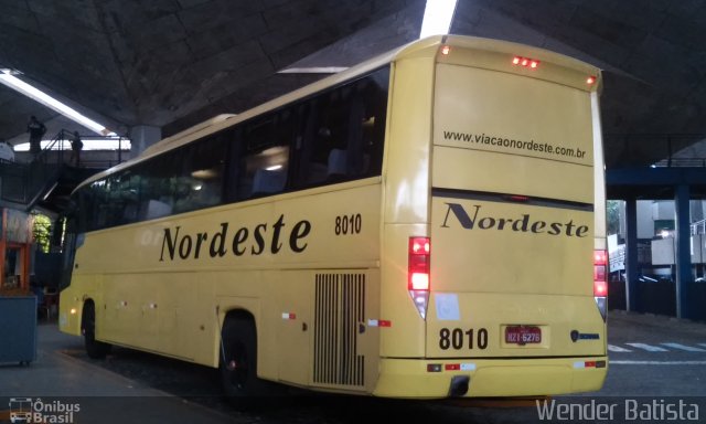 Viação Nordeste 8010 na cidade de Fortaleza, Ceará, Brasil, por Wender Sousa Batista. Número da foto: #3931843.
