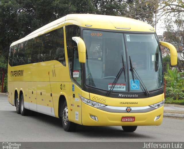 Viação Itapemirim 60605 na cidade de Vitória, Espírito Santo, Brasil, por J.  Luiz. Número da foto: #3933742.