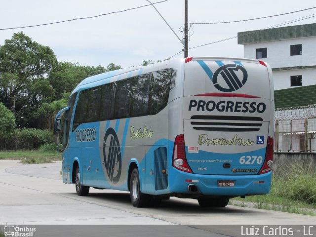 Auto Viação Progresso 6270 na cidade de Recife, Pernambuco, Brasil, por Luiz Carlos de Santana. ID da foto: 3888876.