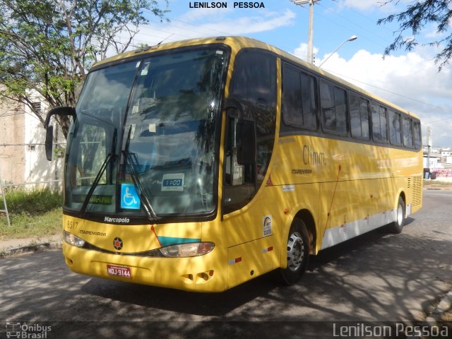 Viação Itapemirim 8517 na cidade de Caruaru, Pernambuco, Brasil, por Lenilson da Silva Pessoa. ID da foto: 3888033.