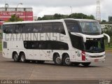 Auto Viação Catarinense 3520 na cidade de Foz do Iguaçu, Paraná, Brasil, por Carlos Kircheim. Número da foto: #3889868.