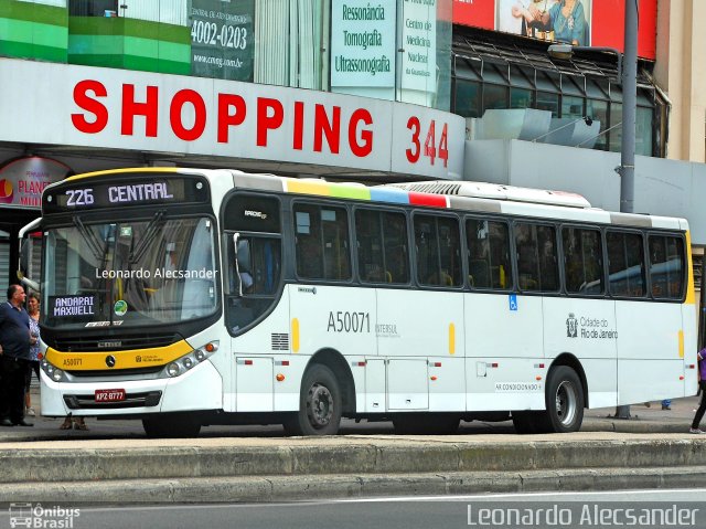 Tijuquinha - Auto Viação Tijuca A50071 na cidade de Rio de Janeiro, Rio de Janeiro, Brasil, por Leonardo Alecsander. ID da foto: 3934969.