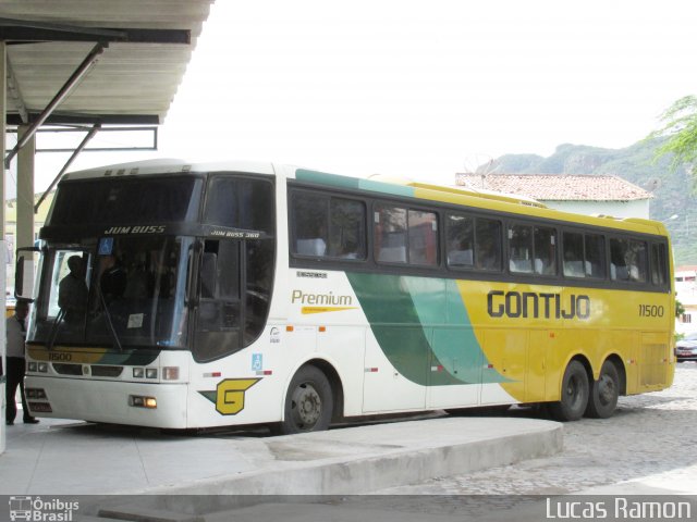 Empresa Gontijo de Transportes 11500 na cidade de Serra Talhada, Pernambuco, Brasil, por Lucas Ramon. Número da foto: #3935244.