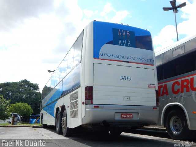 Auto Viação Bragança 9815 na cidade de São Paulo, São Paulo, Brasil, por Raphael José da Silva. ID da foto: 3935145.