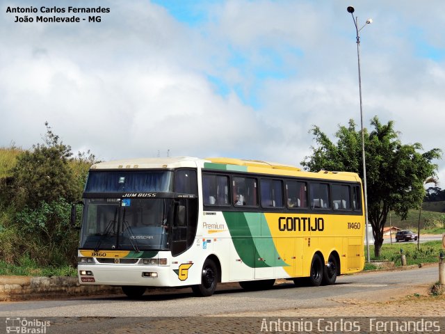 Empresa Gontijo de Transportes 11460 na cidade de João Monlevade, Minas Gerais, Brasil, por Antonio Carlos Fernandes. Número da foto: #3935381.