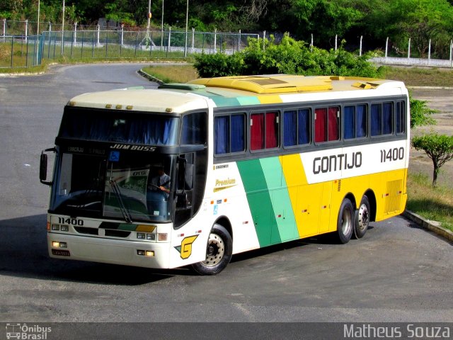 Empresa Gontijo de Transportes 11415 na cidade de Aracaju, Sergipe, Brasil, por Matheus Souza. ID da foto: 3936283.