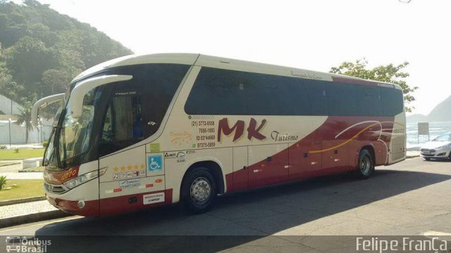MK Fretamento e Turismo 12070 na cidade de Rio de Janeiro, Rio de Janeiro, Brasil, por Felipe França. Número da foto: #3937416.