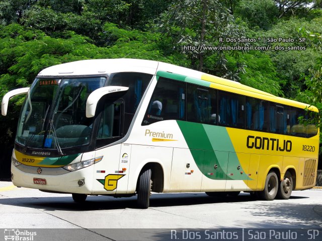 Empresa Gontijo de Transportes 18220 na cidade de São Paulo, São Paulo, Brasil, por Rafael Santos. ID da foto: 3938096.