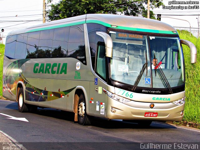 Viação Garcia 7766 na cidade de Campinas, São Paulo, Brasil, por Guilherme Estevan. ID da foto: 3938571.