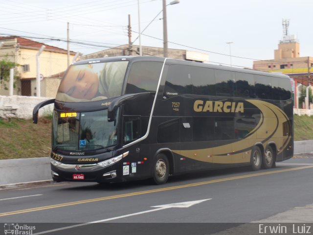 Viação Garcia 7257 na cidade de Ribeirão Preto, São Paulo, Brasil, por Erwin  Luiz. Número da foto: #3936771.