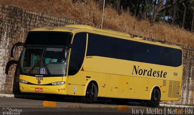 Viação Nordeste 1290 na cidade de Natal, Rio Grande do Norte, Brasil, por Iury  Mello. Número da foto: #3937452.