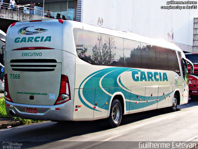 Viação Garcia 7566 na cidade de Campinas, São Paulo, Brasil, por Guilherme Estevan. Número da foto: #3938177.