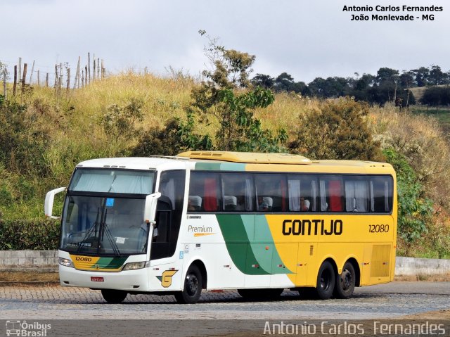 Empresa Gontijo de Transportes 12080 na cidade de João Monlevade, Minas Gerais, Brasil, por Antonio Carlos Fernandes. Número da foto: #3937013.