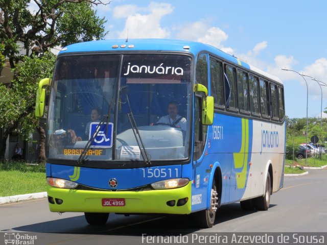 Januária Transporte e Turismo 150511 na cidade de Brasília, Distrito Federal, Brasil, por Fernando Pereira Azevedo de Sousa. Número da foto: #3938462.