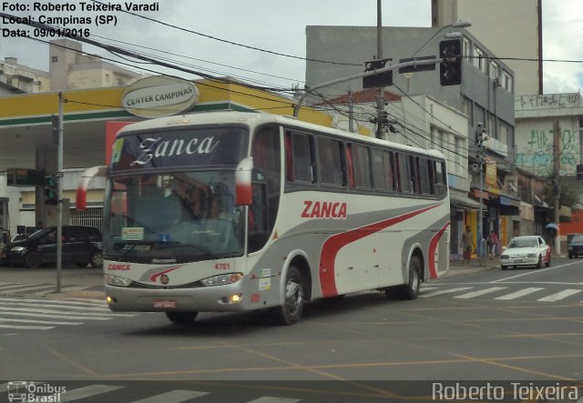 Zanca Transportes 4701 na cidade de Campinas, São Paulo, Brasil, por Roberto Teixeira. Número da foto: #3939860.