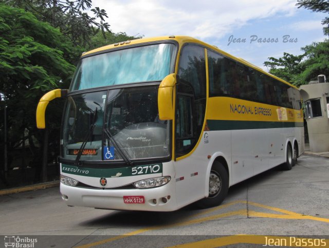 Nacional Expresso 52710 na cidade de São Paulo, São Paulo, Brasil, por Jean Passos. ID da foto: 3938724.