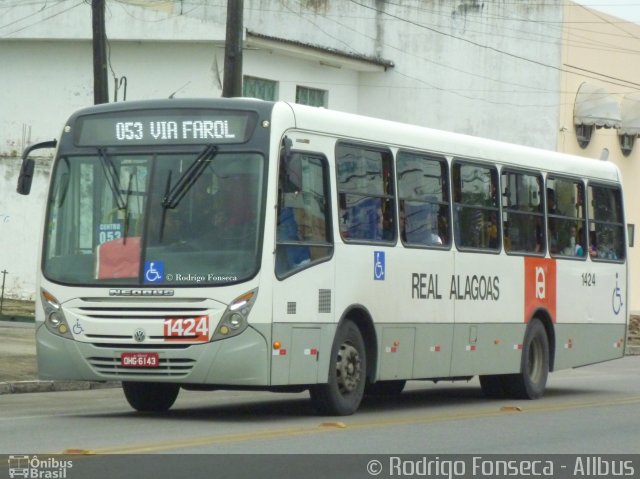 Real Alagoas de Viação 1424 na cidade de Maceió, Alagoas, Brasil, por Rodrigo Fonseca. Número da foto: #3940551.