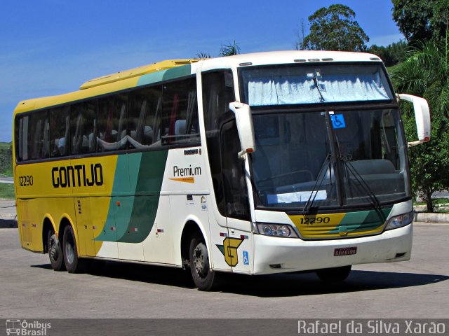 Empresa Gontijo de Transportes 12290 na cidade de Paraíba do Sul, Rio de Janeiro, Brasil, por Rafael da Silva Xarão. Número da foto: #3940767.