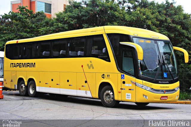 Viação Itapemirim 60537 na cidade de São Paulo, São Paulo, Brasil, por Flávio Oliveira. ID da foto: 3939648.