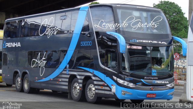 Empresa de Ônibus Nossa Senhora da Penha 53000 na cidade de Rio de Janeiro, Rio de Janeiro, Brasil, por Leonardo Guedes de Sá. Número da foto: #3941866.