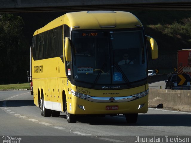 Viação Itapemirim 60803 na cidade de Lavrinhas, São Paulo, Brasil, por Jhonatan Diego da Silva Trevisan. ID da foto: 3942654.