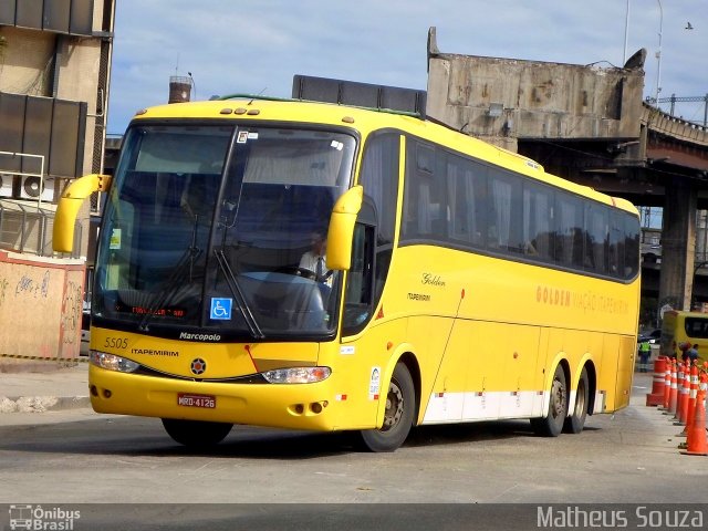 Viação Itapemirim 5505 na cidade de Rio de Janeiro, Rio de Janeiro, Brasil, por Matheus Souza. ID da foto: 3942066.