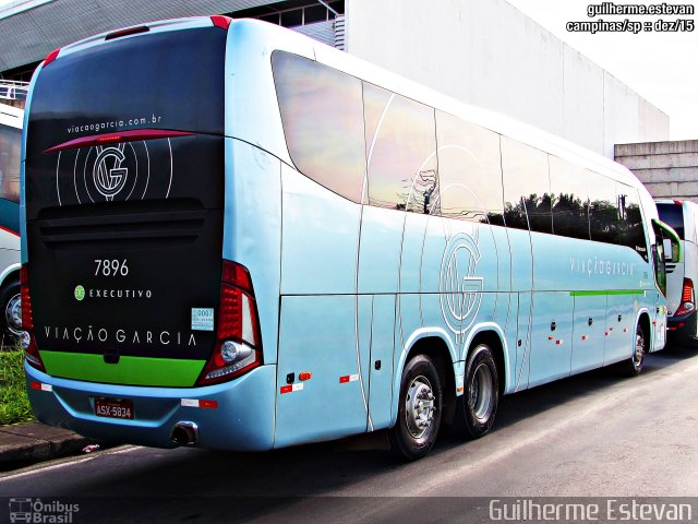 Viação Garcia 7896 na cidade de Campinas, São Paulo, Brasil, por Guilherme Estevan. Número da foto: #3941521.