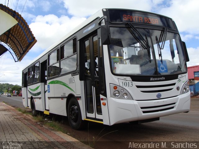 GTC - Guancino Transportes Coletivos 1013 na cidade de Francisco Beltrão, Paraná, Brasil, por Alexandre M.  Sanches. Número da foto: #3942369.