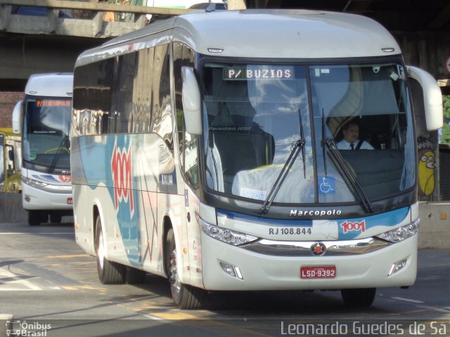 Auto Viação 1001 RJ 108.844 na cidade de Rio de Janeiro, Rio de Janeiro, Brasil, por Leonardo Guedes de Sá. ID da foto: 3941850.