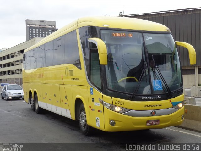 Viação Itapemirim 8901 na cidade de Rio de Janeiro, Rio de Janeiro, Brasil, por Leonardo Guedes de Sá. Número da foto: #3941875.