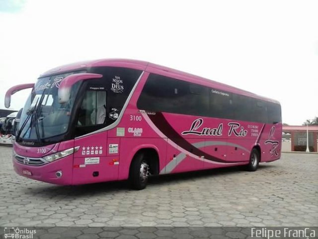 Lual Rio Turismo e Fretamento 3100 na cidade de Rio de Janeiro, Rio de Janeiro, Brasil, por Felipe França. Número da foto: #3940990.