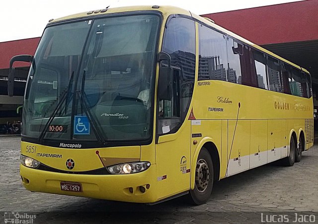 Viação Itapemirim 5851 na cidade de Belém, Pará, Brasil, por Lucas Jacó. ID da foto: 3941337.