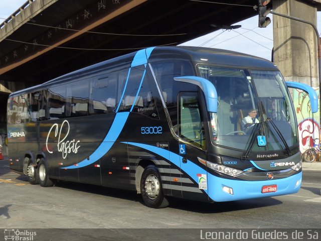 Empresa de Ônibus Nossa Senhora da Penha 53002 na cidade de Rio de Janeiro, Rio de Janeiro, Brasil, por Leonardo Guedes de Sá. Número da foto: #3941847.