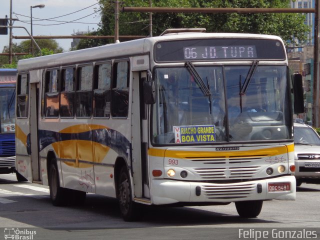 SBC Trans 993 na cidade de São Bernardo do Campo, São Paulo, Brasil, por Felipe Gonzales. ID da foto: 3942992.