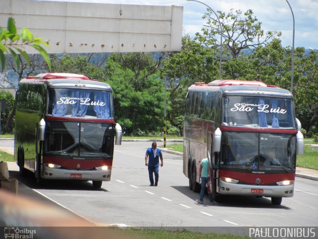 Expresso São Luiz 7140 na cidade de Brasília, Distrito Federal, Brasil, por Paulo Camillo Mendes Maria. Número da foto: #3941734.