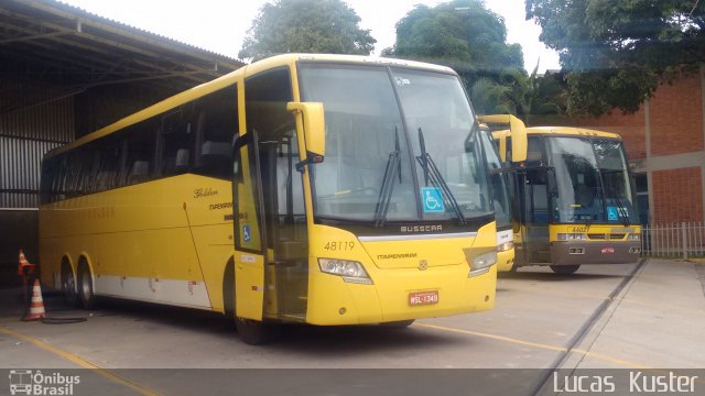 Viação Itapemirim 48119 na cidade de Governador Valadares, Minas Gerais, Brasil, por Lucas  Kuster. ID da foto: 3942851.