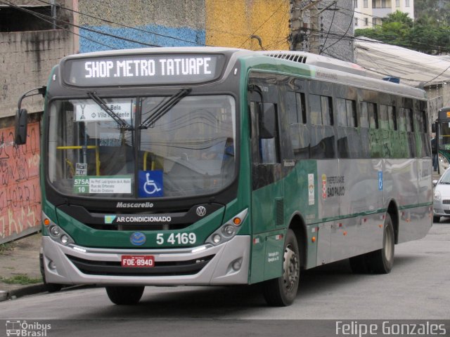 Imperial Transportes 5 4169 na cidade de São Paulo, São Paulo, Brasil, por Felipe Gonzales. ID da foto: 3945628.