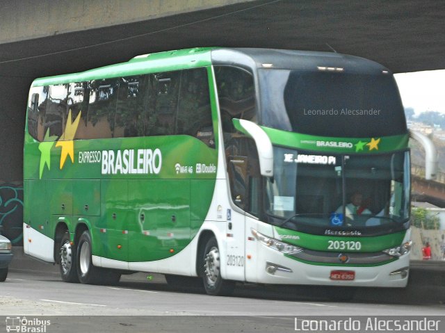 Expresso Brasileiro 203120 na cidade de Rio de Janeiro, Rio de Janeiro, Brasil, por Leonardo Alecsander. ID da foto: 3945665.