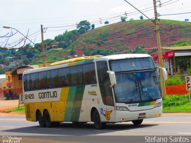 Empresa Gontijo de Transportes 12420 na cidade de Governador Valadares, Minas Gerais, Brasil, por Stefano  Rodrigues dos Santos. ID da foto: 3945772.