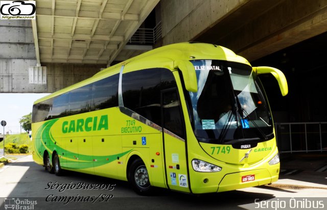 Viação Garcia 7749 na cidade de Campinas, São Paulo, Brasil, por Sérgio de Sousa Elias. ID da foto: 3945666.