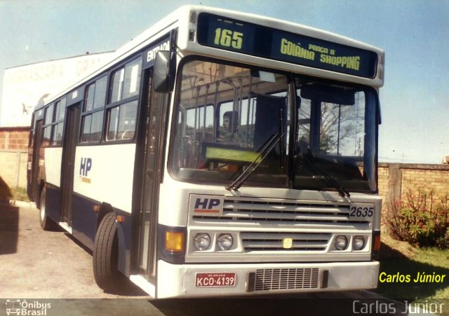 HP Transportes Coletivos 2635 na cidade de Goiânia, Goiás, Brasil, por Carlos Júnior. Número da foto: #3944728.