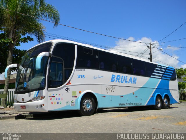 Brulan Transportes 315 na cidade de Guaratuba, Paraná, Brasil, por Paulobuss  Guaratuba. ID da foto: 3945829.