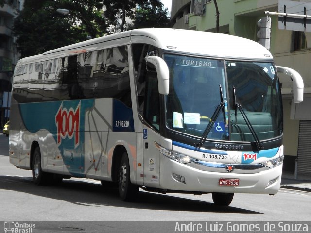 Auto Viação 1001 RJ 108.720 na cidade de Rio de Janeiro, Rio de Janeiro, Brasil, por André Luiz Gomes de Souza. ID da foto: 3945082.