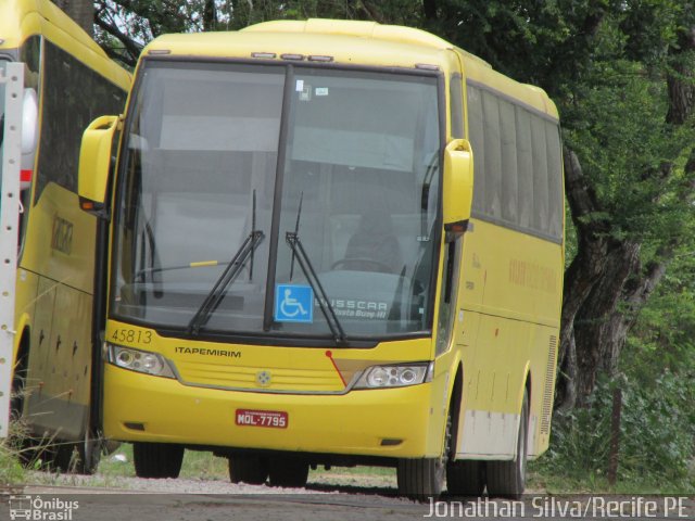 Viação Itapemirim 45813 na cidade de Recife, Pernambuco, Brasil, por Jonathan Silva. ID da foto: 3946382.