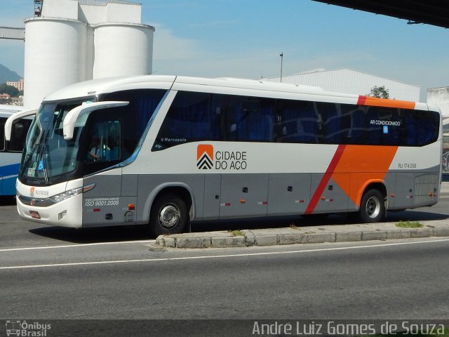 Viação Cidade do Aço RJ 174.058 na cidade de Rio de Janeiro, Rio de Janeiro, Brasil, por André Luiz Gomes de Souza. Número da foto: #3947537.