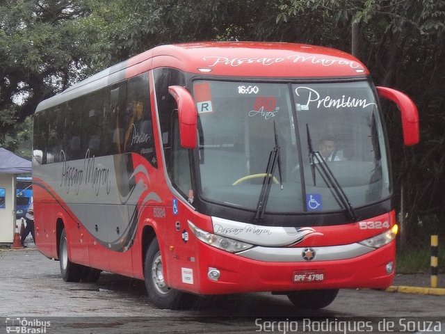 Empresa de Ônibus Pássaro Marron 5324 na cidade de São José dos Campos, São Paulo, Brasil, por Sergio Rodrigues de Souza. Número da foto: #3947401.