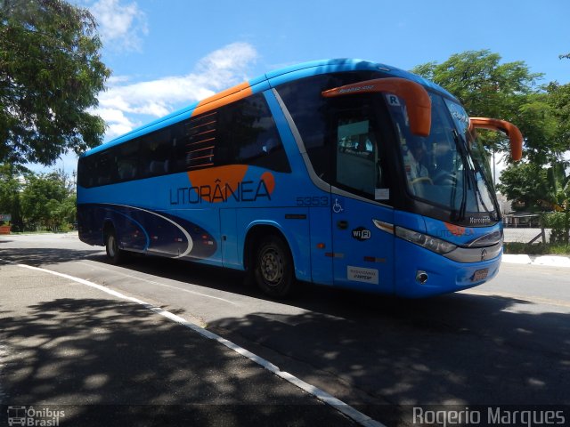 Litorânea Transportes Coletivos 5353 na cidade de Taubaté, São Paulo, Brasil, por Rogerio Marques. Número da foto: #3946389.