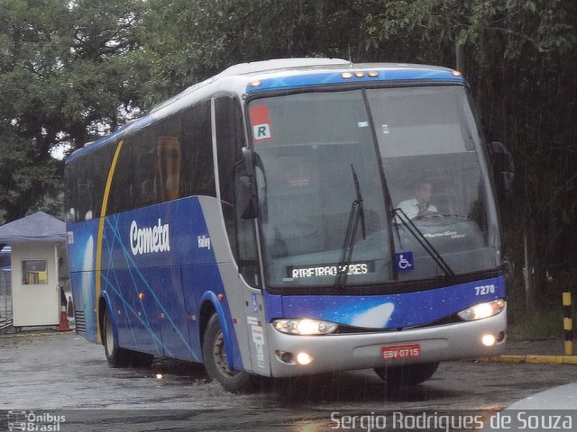 Viação Cometa 7270 na cidade de São José dos Campos, São Paulo, Brasil, por Sergio Rodrigues de Souza. ID da foto: 3947320.