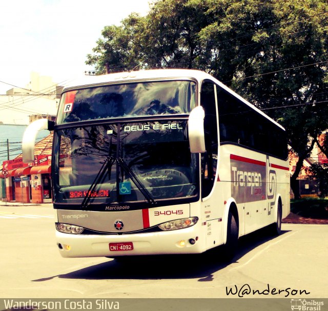 Transpen Transporte Coletivo e Encomendas 34045 na cidade de Sorocaba, São Paulo, Brasil, por Wanderson Costa Silva. Número da foto: #3946288.