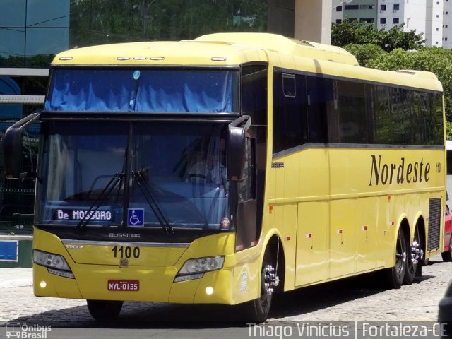 Viação Nordeste 1100 na cidade de Fortaleza, Ceará, Brasil, por Thiago Vinicius. Número da foto: #3946720.